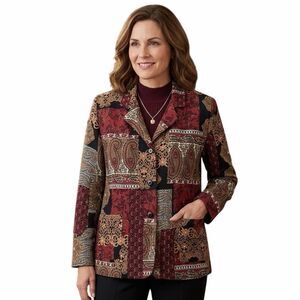 Vintage Kensington Square Lighweight Blazer Size L